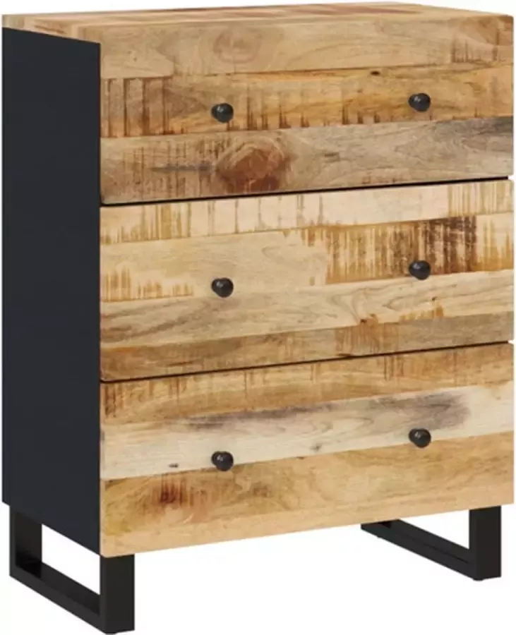 VidaXL -Dressoir-60x33x75-cm-massief-mangohout - Foto 2