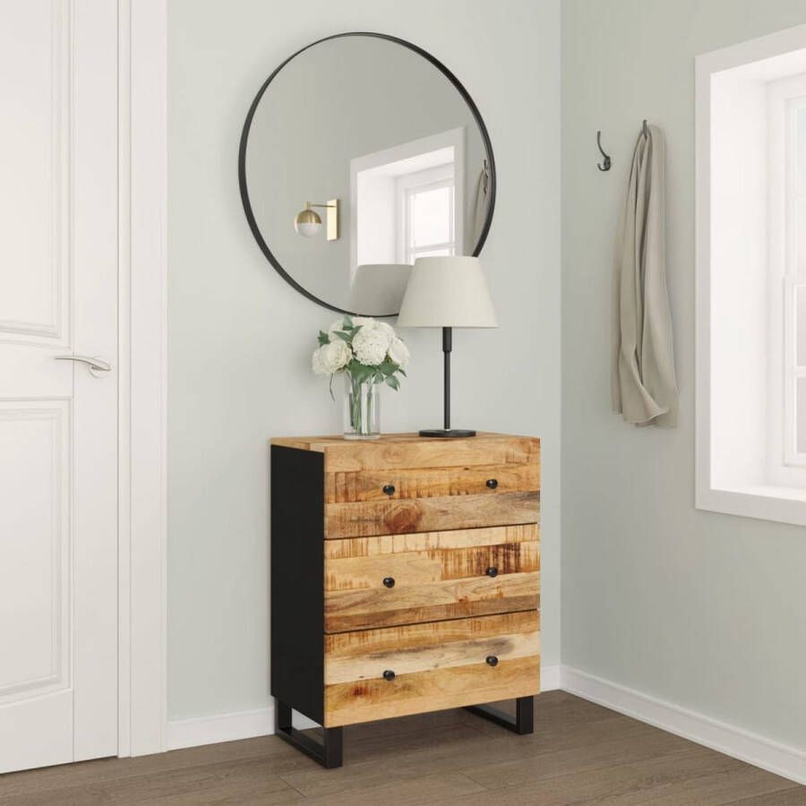 VidaXL -Dressoir-60x33x75-cm-massief-mangohout