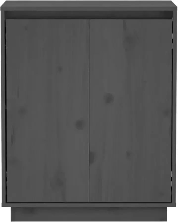 VidaXL -Dressoir-60x34x75-cm-massief-grenenhout-grijs - Foto 2