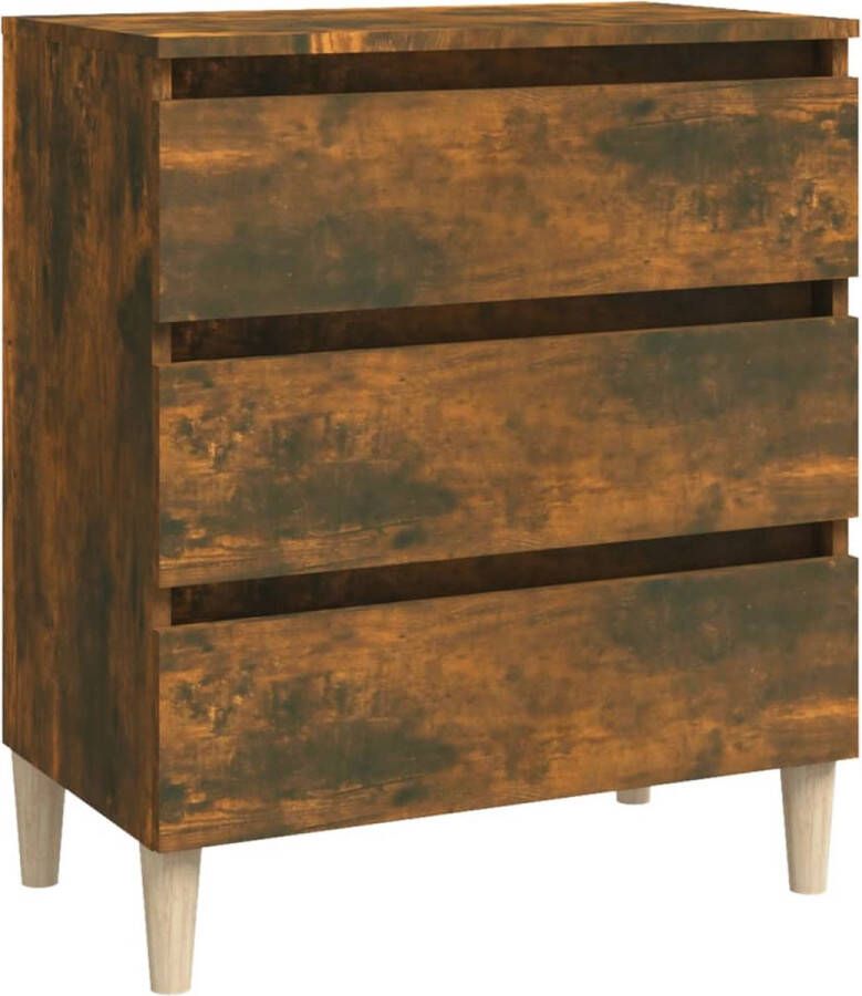 VidaXL -Dressoir-60x35x69-cm-bewerkt-hout-gerookt-eikenkleurig - Foto 3