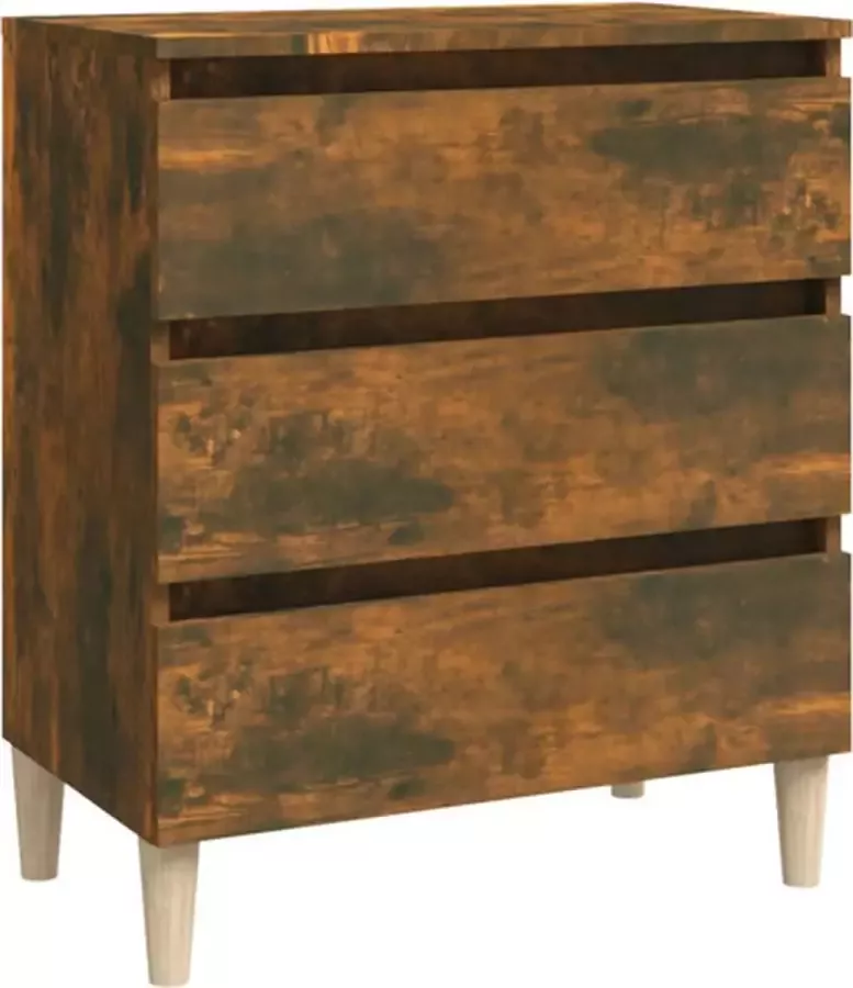 VidaXL -Dressoir-60x35x69-cm-bewerkt-hout-gerookt-eikenkleurig - Foto 5