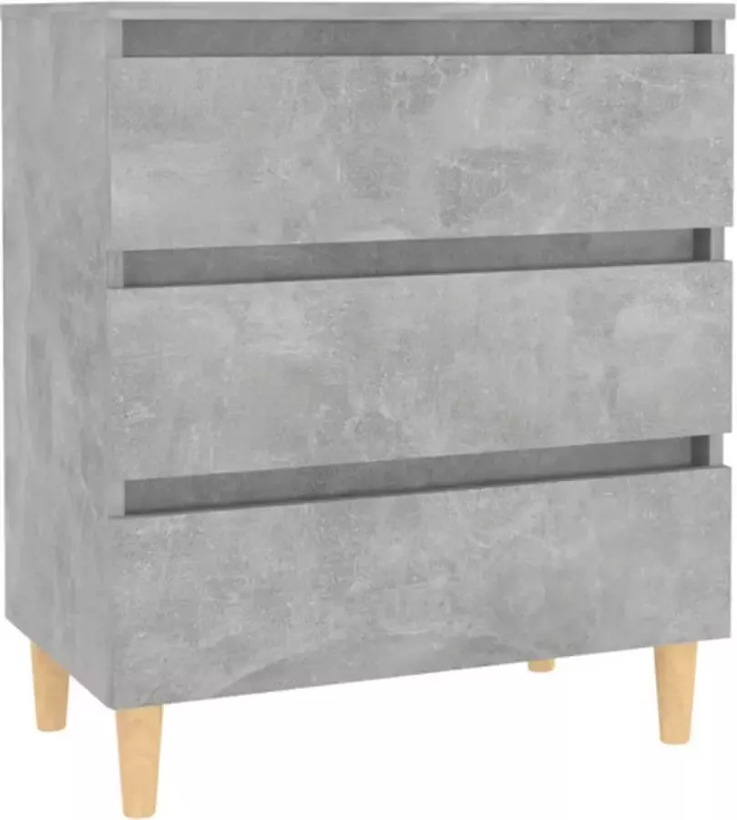 VidaXL -Dressoir-60x35x69-cm-spaanplaat-betongrijs - Foto 2