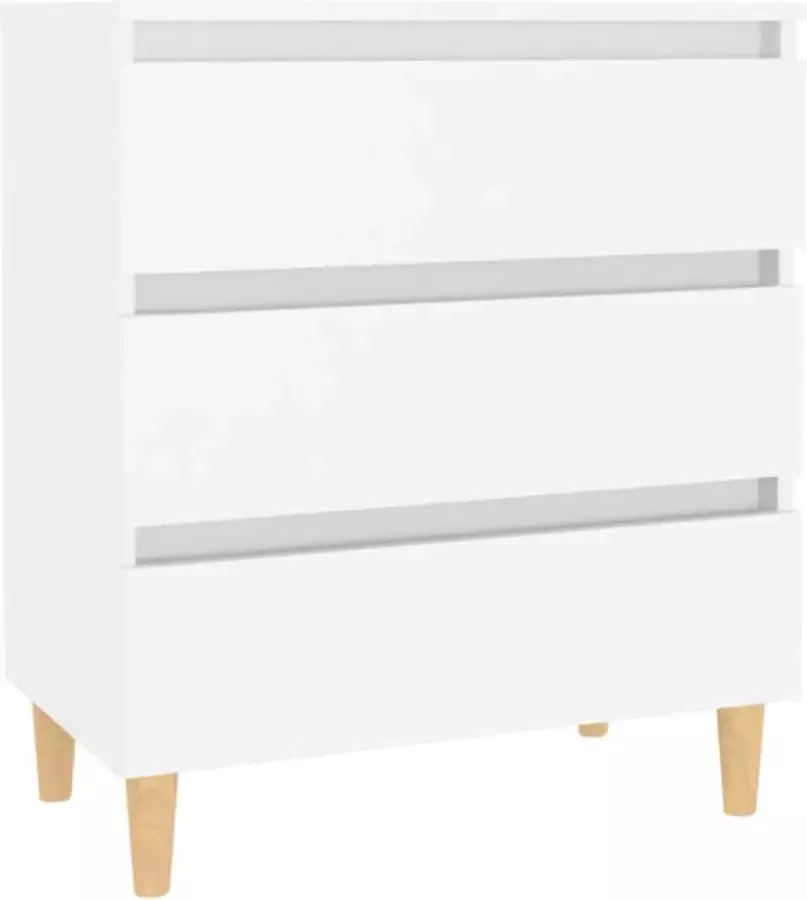 VidaXL Dressoir 60x35x69 cm spaanplaat wit - Foto 2