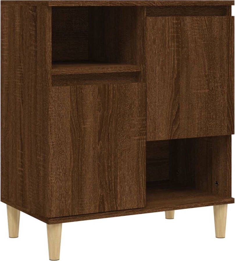 VidaXL -Dressoir-60x35x70-cm-bewerkt-hout-bruineikenkleurig - Foto 2