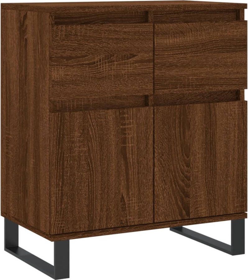 VidaXL -Dressoir-60x35x70-cm-bewerkt-hout-bruineikenkleurig - Foto 20