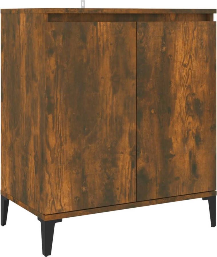 VidaXL -Schoenenkast-60x35x70-cm-bewerkt-hout-gerookt-eikenkleurig - Foto 3