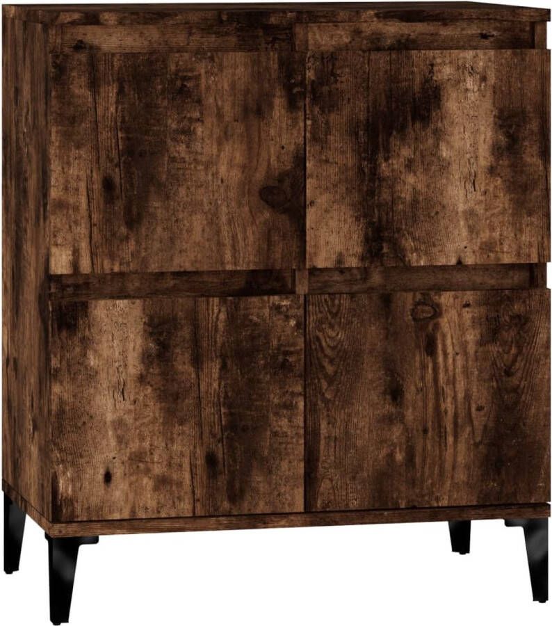 VidaXL -Dressoir-60x35x70-cm-bewerkt-hout-gerookt-eikenkleurig - Foto 5