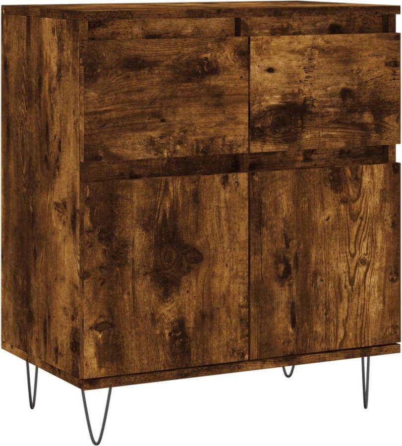 VidaXL -Dressoir-60x35x70-cm-bewerkt-hout-gerookt-eikenkleurig - Foto 18
