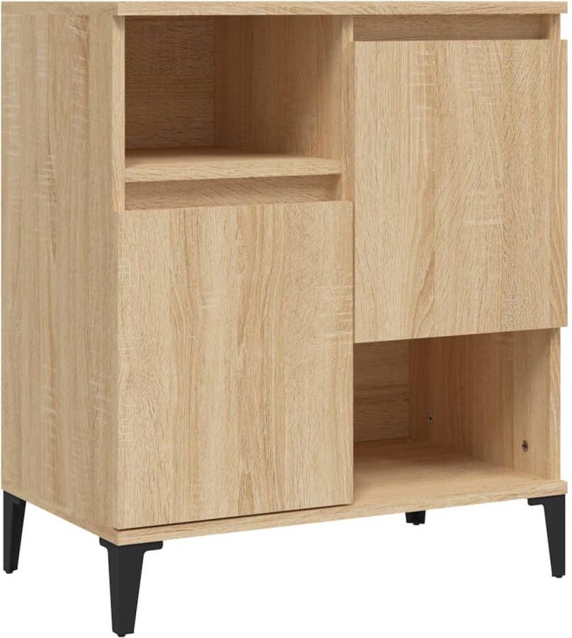VidaXL -Dressoir-60x35x70-cm-bewerkt-hout-sonoma-eikenkleurig - Foto 2