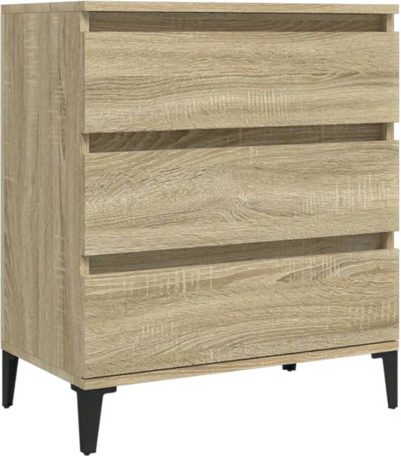 VidaXL Dressoir 60x35x70 cm Sonoma eikenkleurig Dressoir Salontafel Houten Dressoir Meubels Woonaccessoires