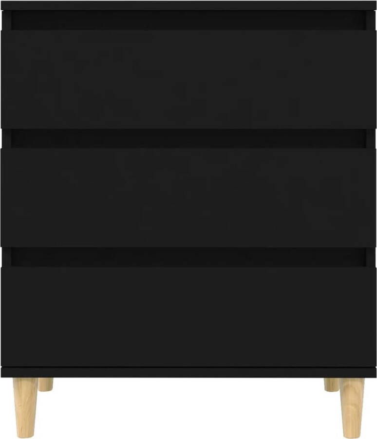 VidaXL -Dressoir-60x35x70-cm-bewerkt-hout-zwart - Foto 3