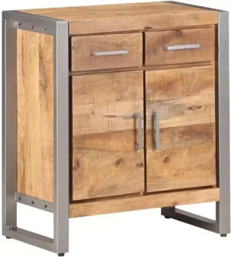 VidaXL -Dressoir-60x35x72-cm-ruw-mangohout - Foto 2