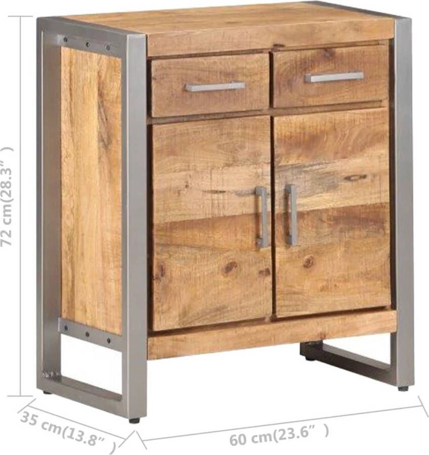 VidaXL -Dressoir-60x35x72-cm-ruw-mangohout