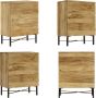 VidaXL Dressoir 60x35x75 cm massief mangohout Dressoir Dressoirs Kast Kasten - Thumbnail 2