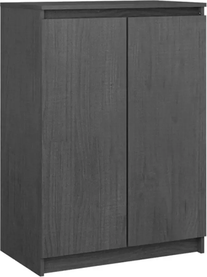 VidaXL -Dressoir-60x36x84-cm-massief-grenenhout-grijs - Foto 2