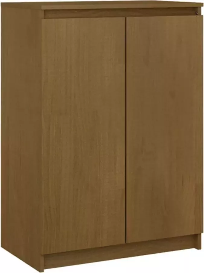 VidaXL -Dressoir-60x36x84-cm-massief-grenenhout-honingbruin - Foto 2