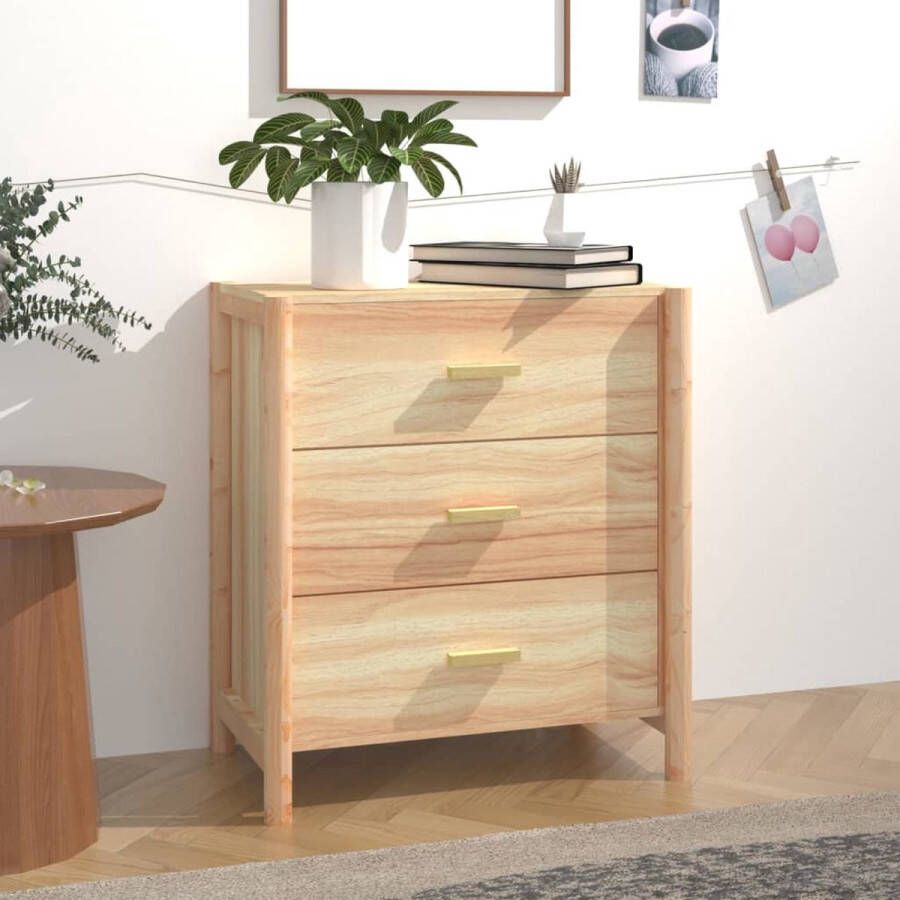 VidaXL -Dressoir-62x38x70-cm-bewerkt-hout - Foto 2