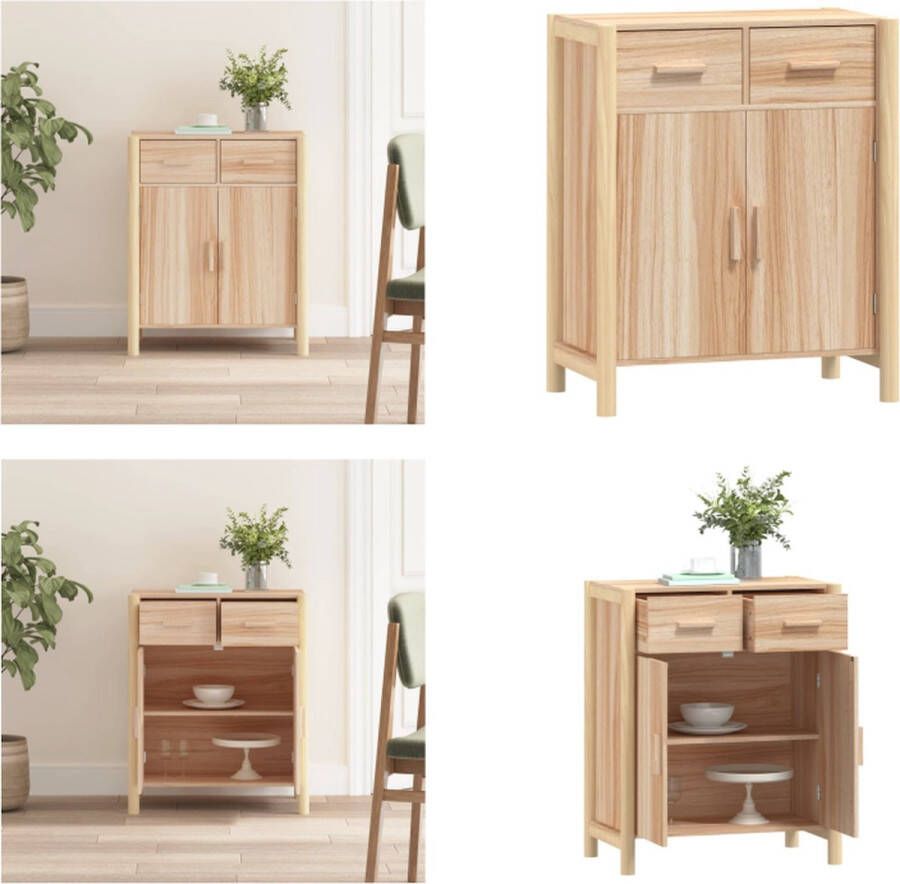 VidaXL Dressoir 62x38x75 cm bewerkt hout Dressoir Dressoirs Kast Wandkast