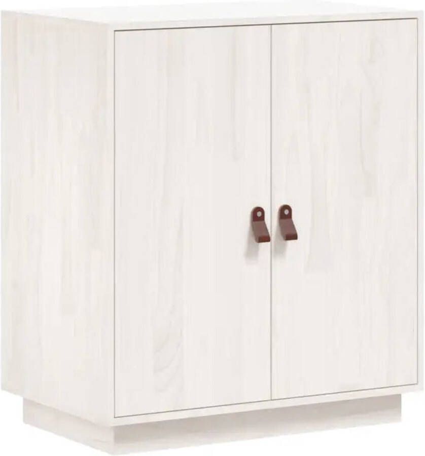 VidaXL -Dressoir-65 5x40x75-cm-massief-grenenhout-grijs - Foto 2