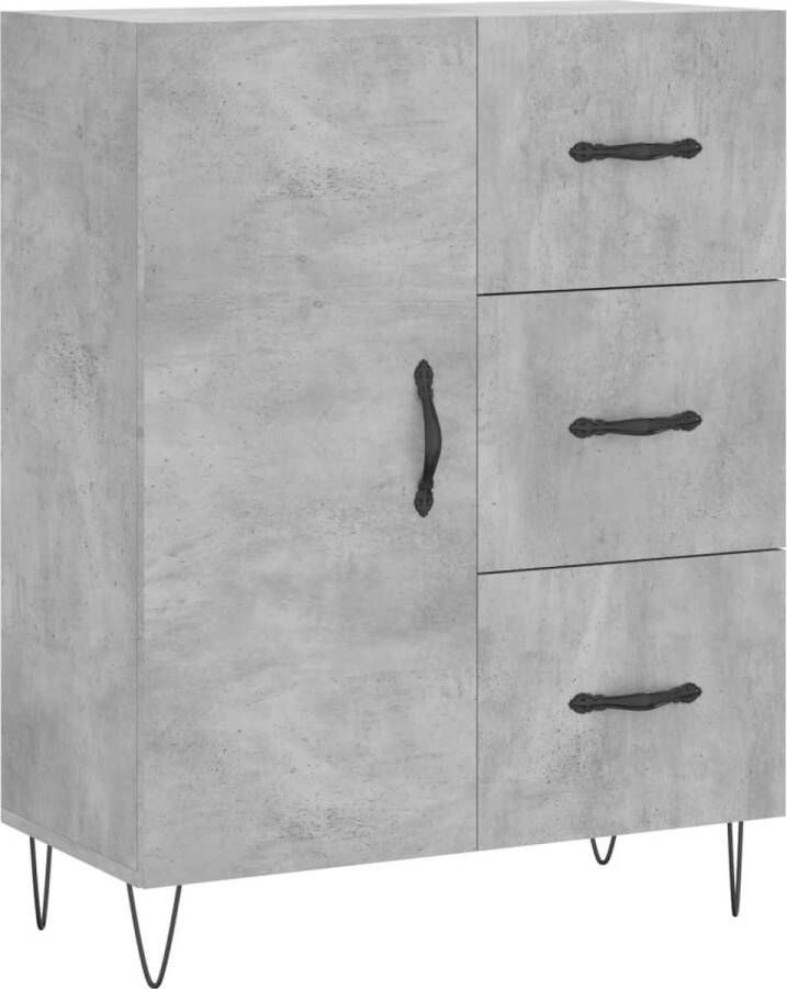 Prolenta Premium INFIORI Dressoir 69 5x34x90 cm bewerkt hout betongrijs - Foto 13