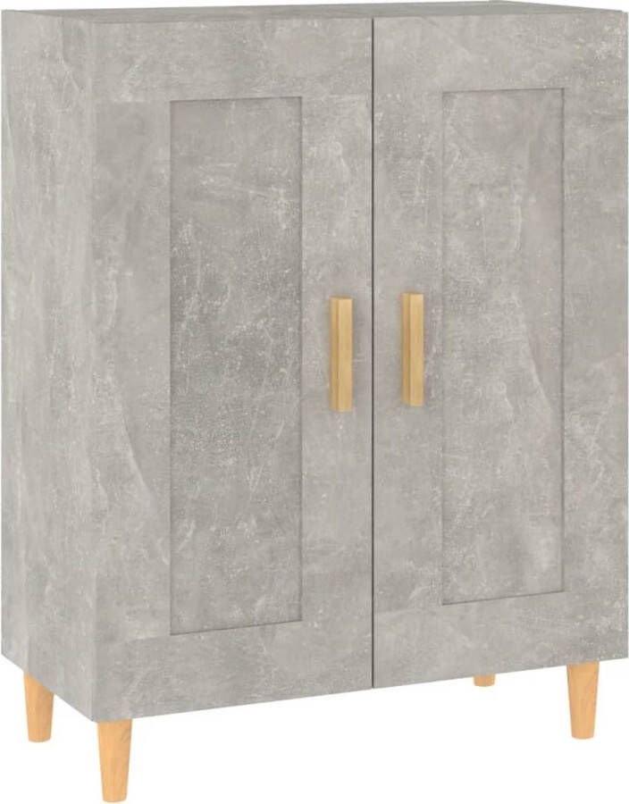 VidaXL -Dressoir-69 5x34x90-cm-bewerkt-hout-betongrijs - Foto 2
