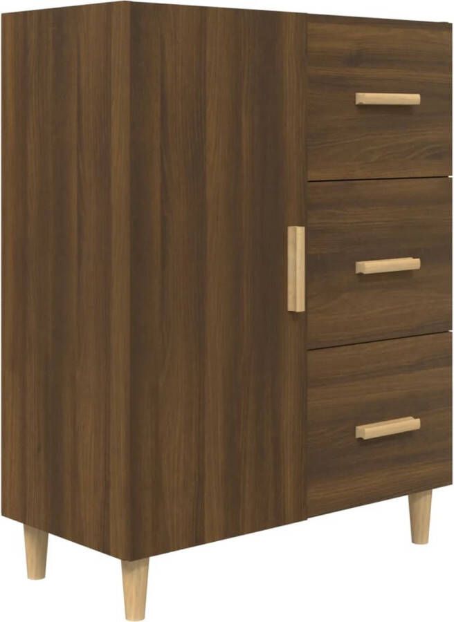 VidaXL -Dressoir-69 5x34x90-cm-bewerkt-hout-bruineikenkleurig - Foto 2