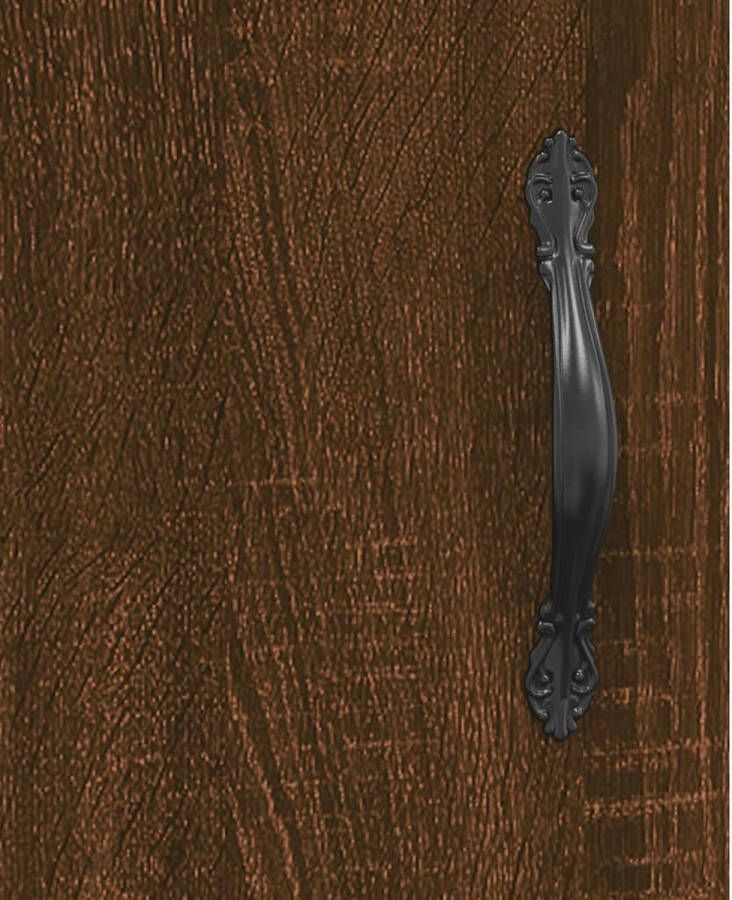 VidaXL -Dressoir-69 5x34x90-cm-bewerkt-hout-bruineikenkleurig - Foto 7