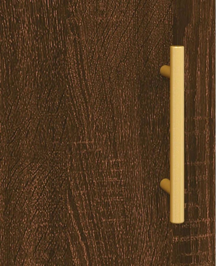 Prolenta Premium INFIORI Dressoir 69 5x34x90 cm bewerkt hout bruineikenkleurig - Foto 6