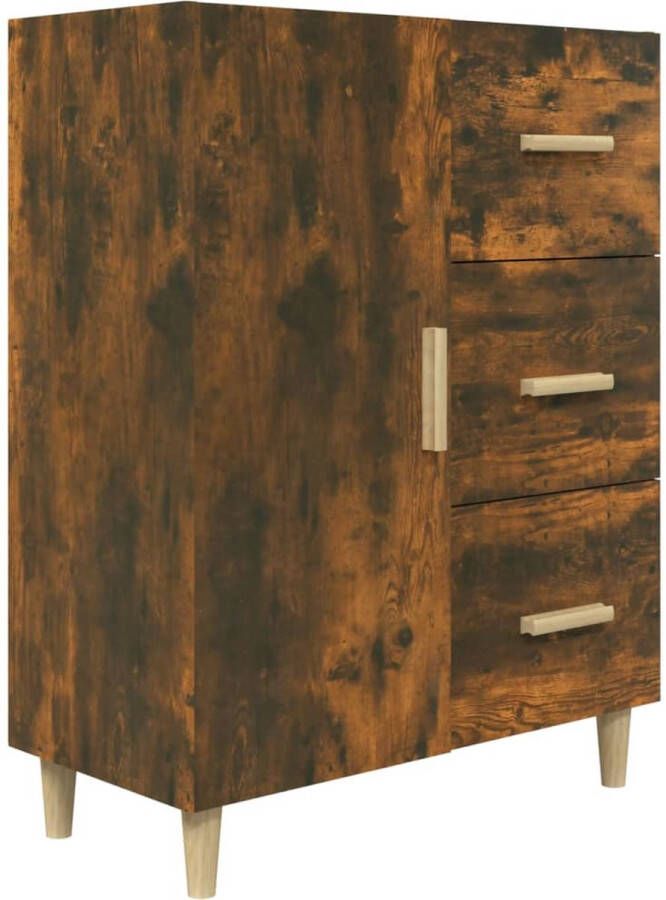 VidaXL -Dressoir-69 5x34x90-cm-bewerkt-hout-gerookt-eikenkleurig - Foto 2
