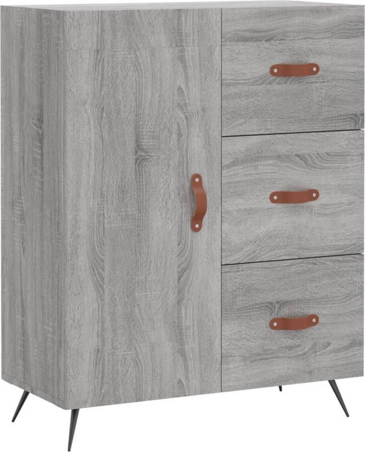 Prolenta Premium INFIORI Dressoir 69 5x34x90 cm bewerkt hout grijs sonoma eikenkleurig - Foto 15