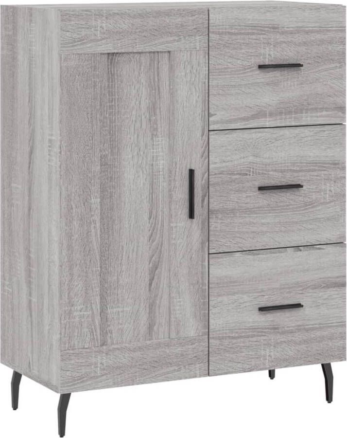 Prolenta Premium INFIORI Dressoir 69 5x34x90 cm bewerkt hout grijs sonoma eikenkleurig - Foto 13