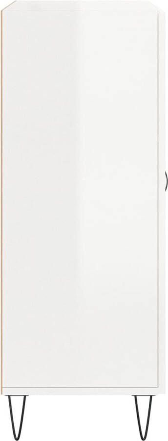 VidaXL -Dressoir-69 5x34x90-cm-bewerkt-hout-hoogglans-wit - Foto 10