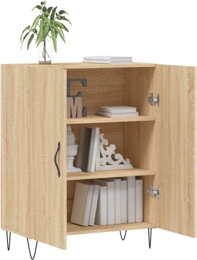 VidaXL -Dressoir-69 5x34x90-cm-bewerkt-hout-sonoma-eikenkleurig - Foto 9