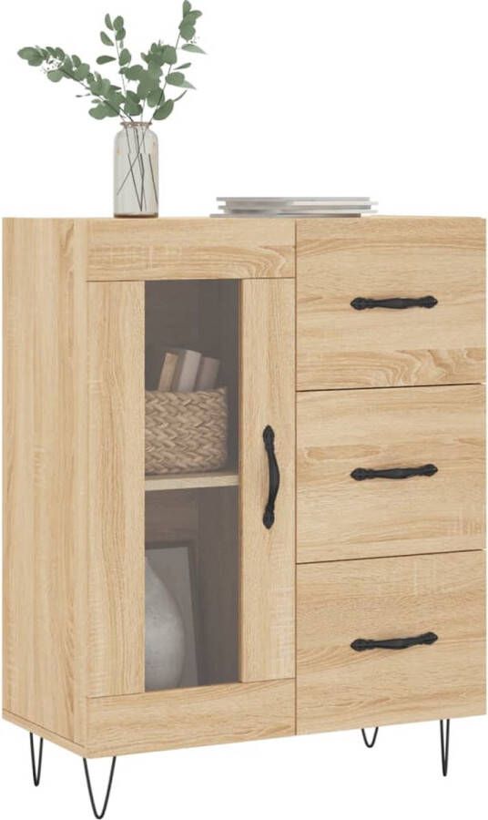 VidaXL -Dressoir-69 5x34x90-cm-bewerkt-hout-sonoma-eikenkleurig - Foto 10