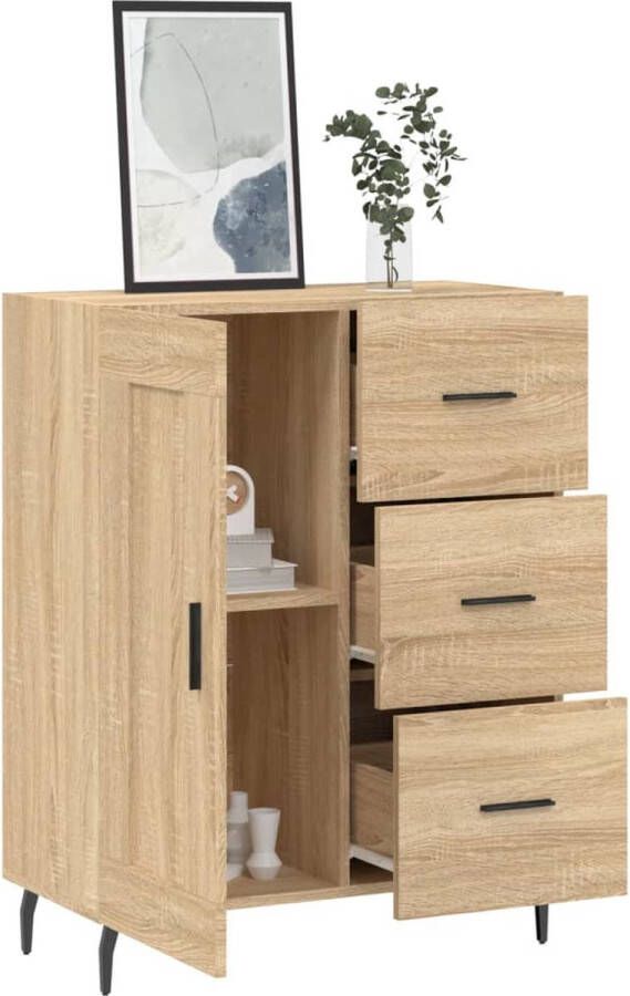 VidaXL -Dressoir-69 5x34x90-cm-bewerkt-hout-sonoma-eikenkleurig - Foto 5