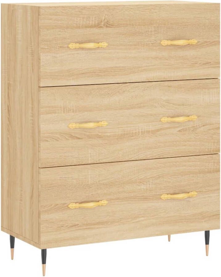 Prolenta Premium INFIORI Dressoir 69 5x34x90 cm bewerkt hout sonoma eikenkleurig - Foto 19