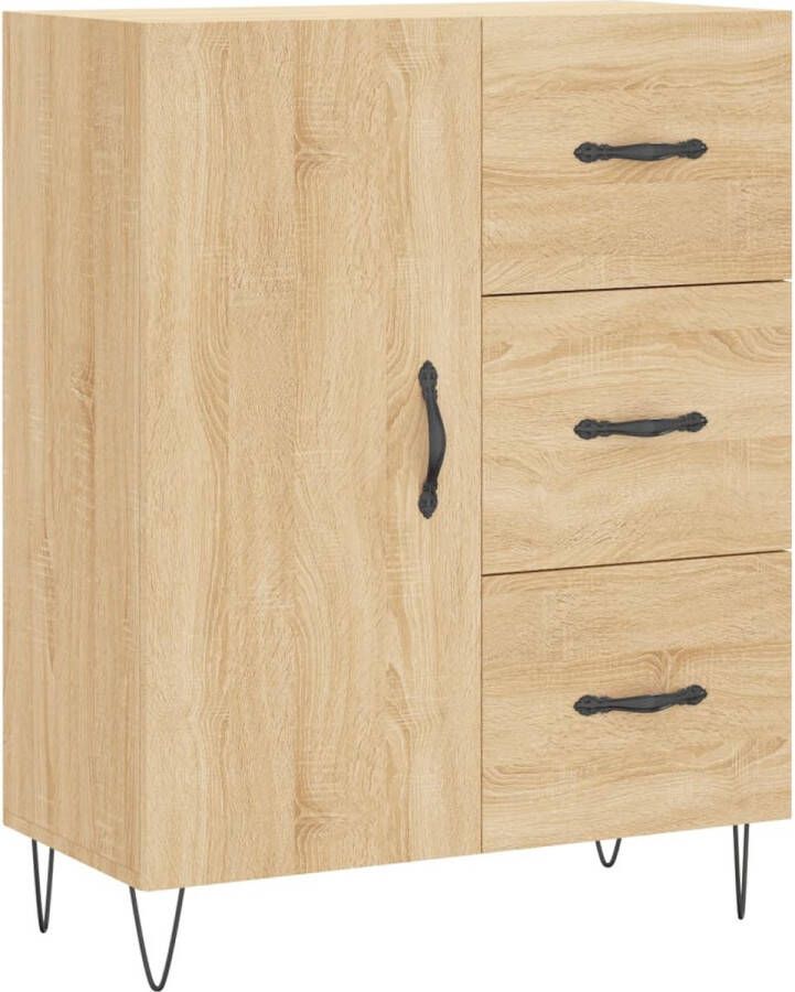 Prolenta Premium INFIORI Dressoir 69 5x34x90 cm bewerkt hout sonoma eikenkleurig - Foto 14