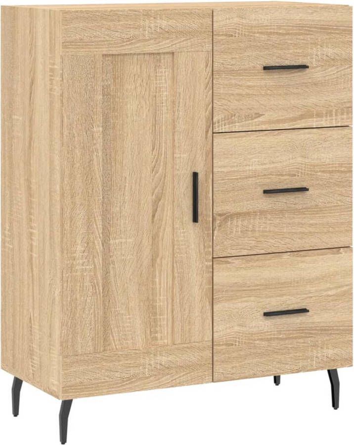 VidaXL -Dressoir-69 5x34x90-cm-bewerkt-hout-sonoma-eikenkleurig - Foto 4