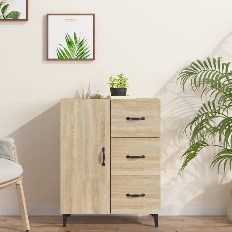 VidaXL -Dressoir-69 5x34x90-cm-bewerkt-hout-sonoma-eikenkleurig - Foto 6