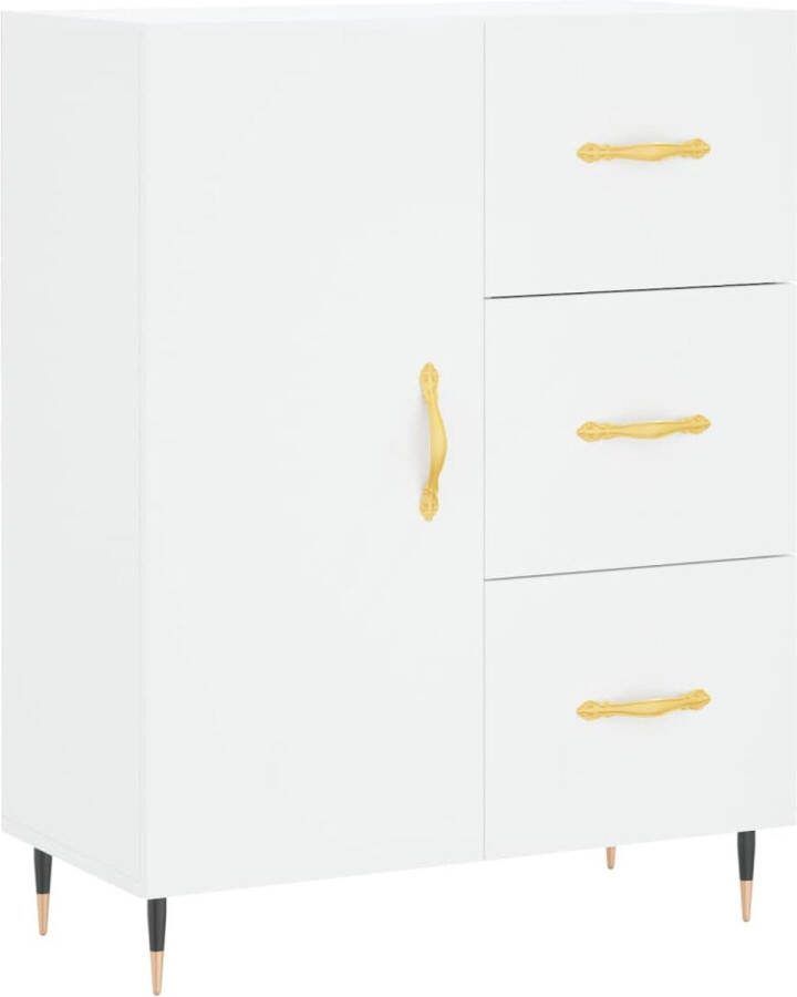 VidaXL -Dressoir-69 5x34x90-cm-bewerkt-hout-wit - Foto 15