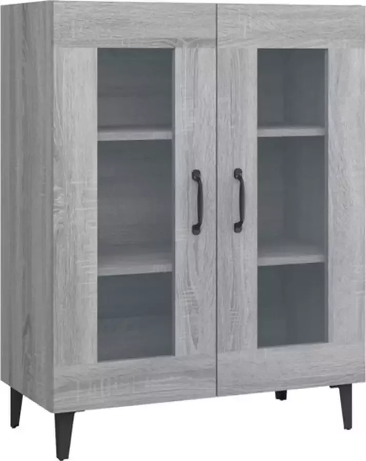 VidaXL -Dressoir-69 5x34x90-cm-bewerkt-hout-grijs-sonoma-eikenkleurig - Foto 3