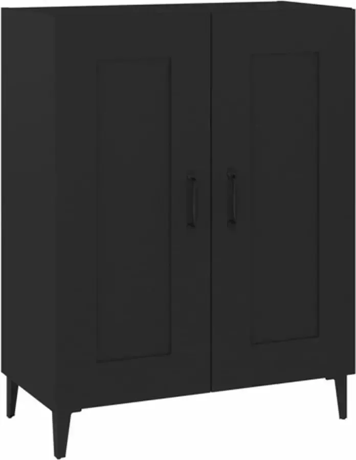 VidaXL -Dressoir-69 5x34x90-cm-bewerkt-hout-zwart - Foto 3