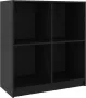 VIDAXL Dressoir 70x33x76 cm massief grenenhout zwart - Thumbnail 2