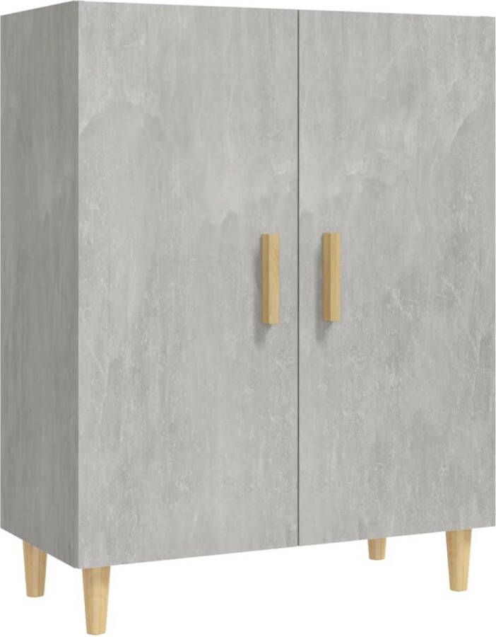 VidaXL Dressoir 70x34x90 cm Betongrijs Hout Dressoir Houten Dressoir Grijze Dressoir Vintage Dressoir Salontafel