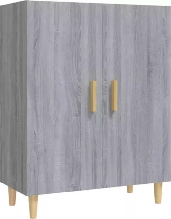 VidaXL -Dressoir-70x34x90-cm-bewerkt-hout-grijs-sonoma-eikenkleurig - Foto 2