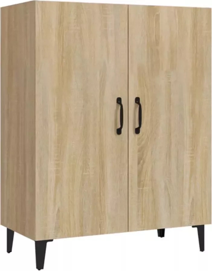 VidaXL -Dressoir-70x34x90-cm-bewerkt-hout-sonoma-eikenkleurig - Foto 3
