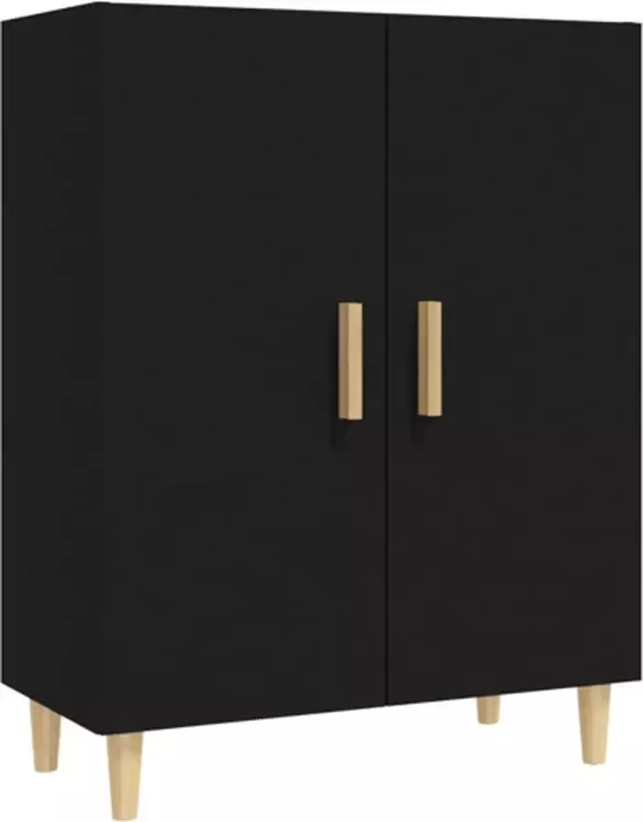 VidaXL -Dressoir-70x34x90-cm-bewerkt-hout-zwart - Foto 2