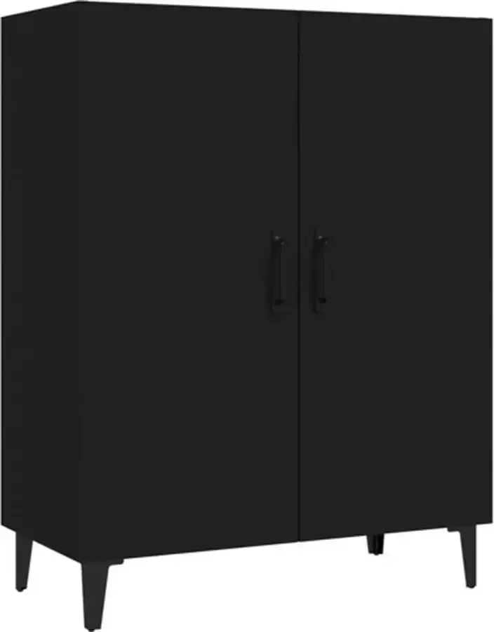 VidaXL -Dressoir-70x34x90-cm-bewerkt-hout-zwart - Foto 3