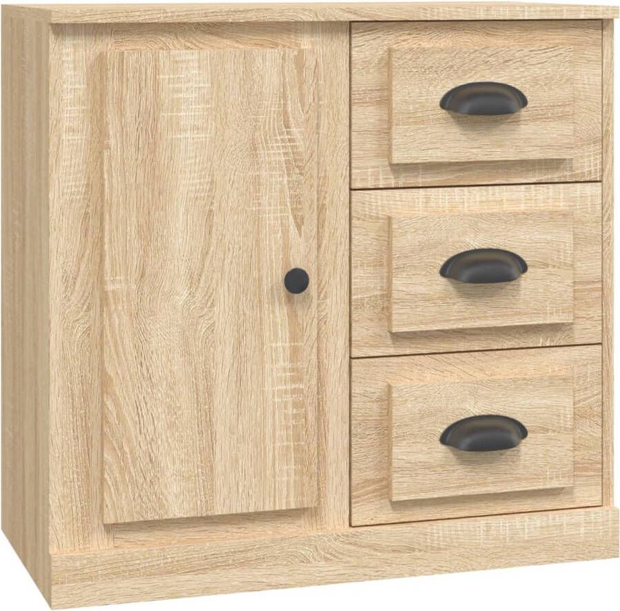 VidaXL -Dressoir-70x35 5x67 5-cm-bewerkt-hout-sonoma-eikenkleurig