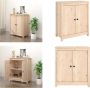 VidaXL Dressoir 70x35x80 cm massief grenenhout Dressoir Dressoirs Kast Wandkast - Thumbnail 1